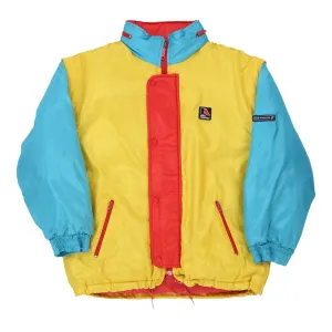 Age 12-13 Ski-Doo Ski Jacket - Large Block Colour Nylon