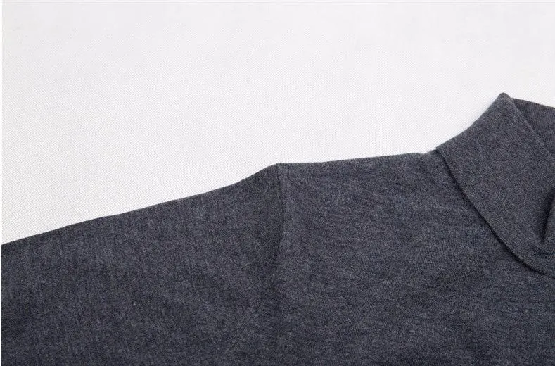 High Quality Knitwear Men's Winter Thick Warm Cashmere Pullover