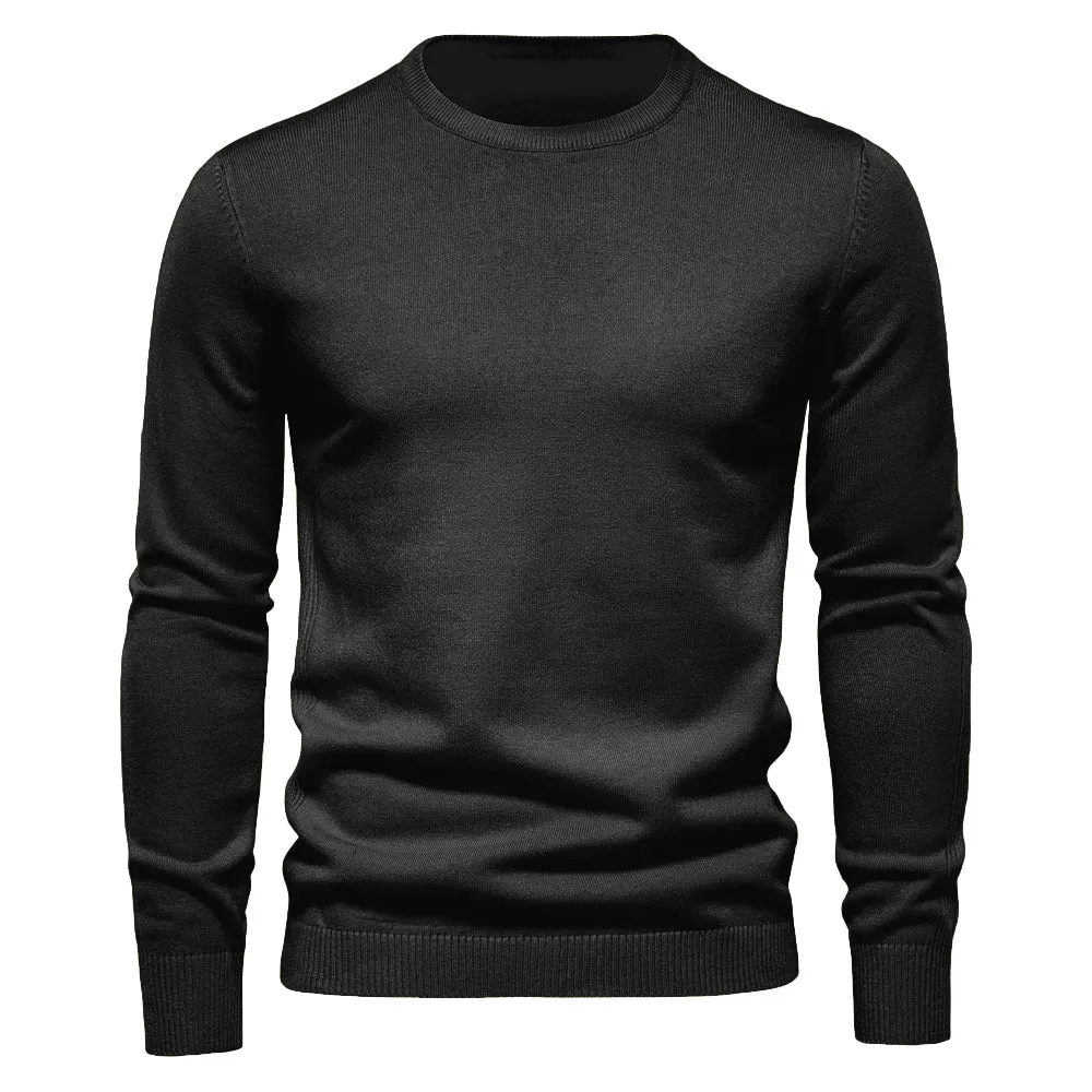 Men Pullover O-neck Slim Sweaters
