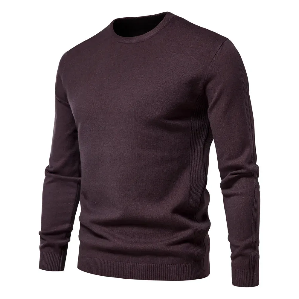 Men Pullover O-neck Slim Sweaters