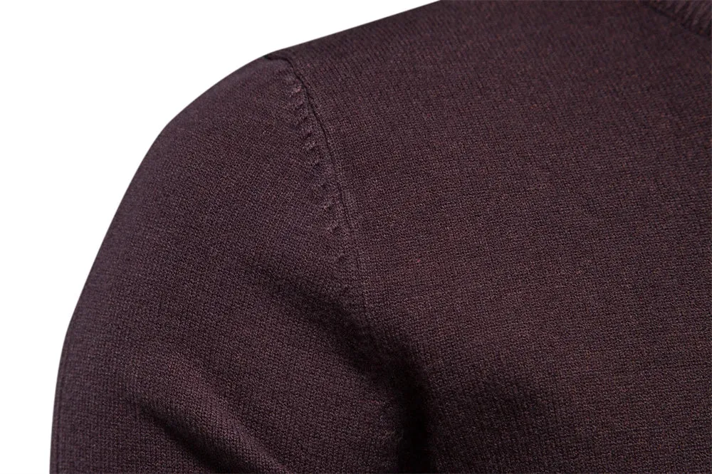 Men Pullover O-neck Slim Sweaters