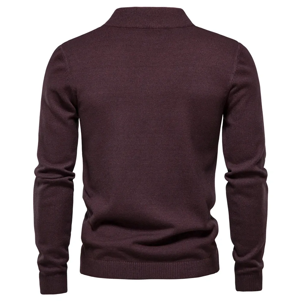 Men Pullover O-neck Slim Sweaters