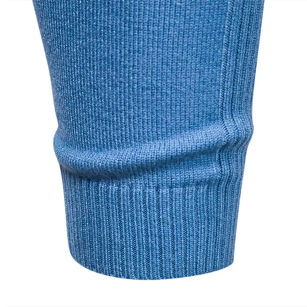 Men Pullover O-neck Slim Sweaters