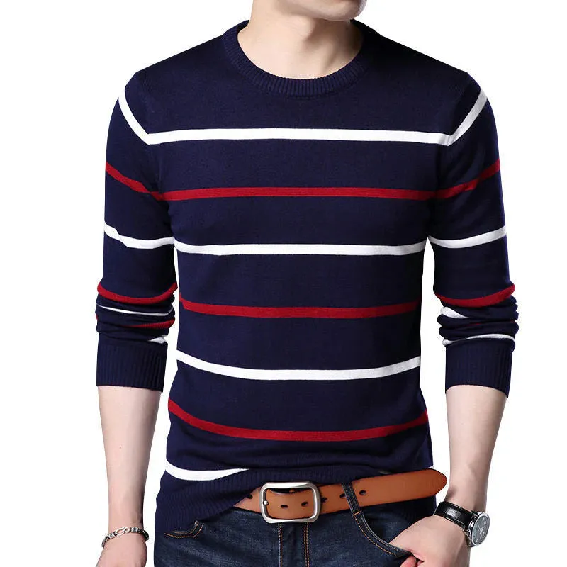 Men Wool Slim Fit Pullover Sweater