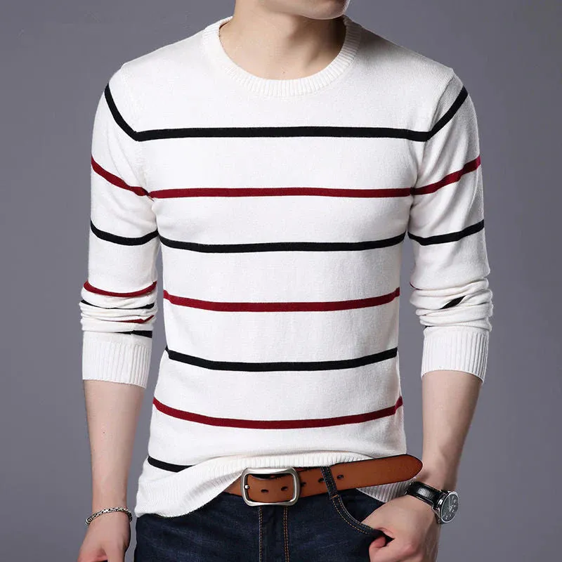 Men Wool Slim Fit Pullover Sweater