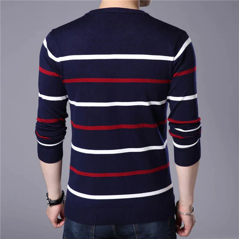 Men Wool Slim Fit Pullover Sweater