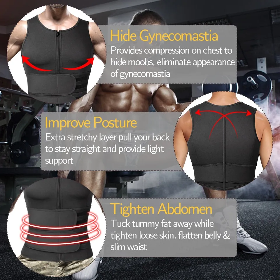 MLB Men's Slimming Vest - Body Shaper - Waist Trainer