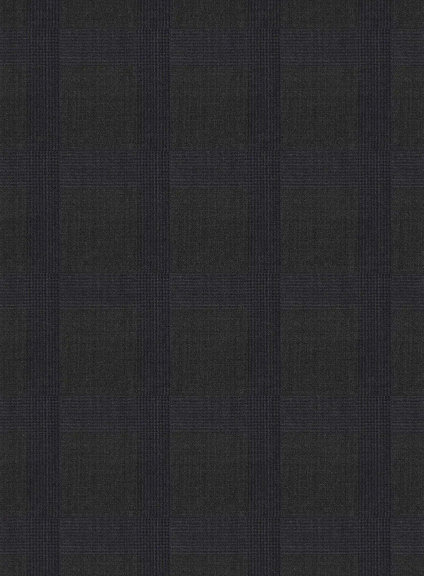 Napolean Knight Charcoal Check Suit