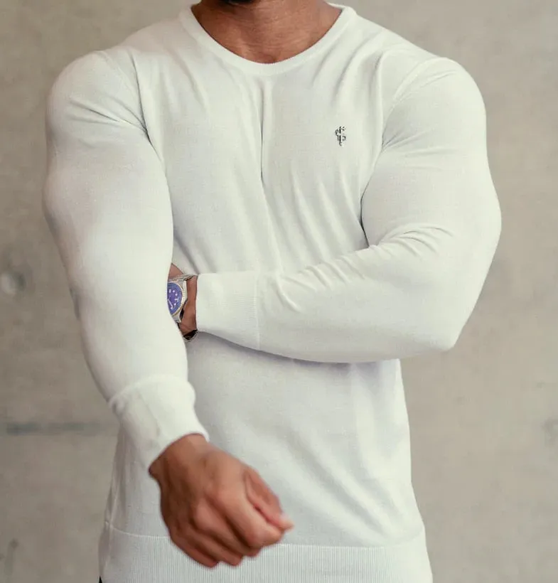 New Brand Men long sleeve tops autumn winter Knitted embroidery men wool sweater Superior quality Man Fashion Casual Tops