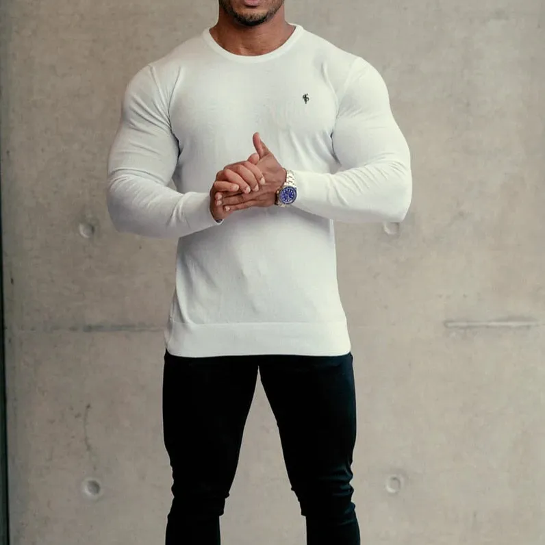 New Brand Men long sleeve tops autumn winter Knitted embroidery men wool sweater Superior quality Man Fashion Casual Tops