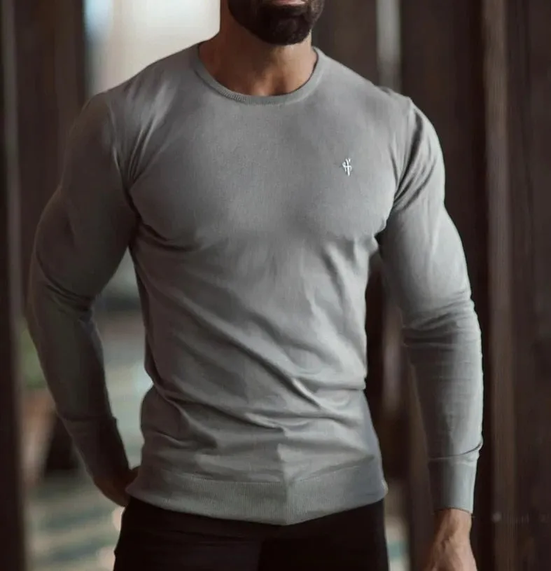 New Brand Men long sleeve tops autumn winter Knitted embroidery men wool sweater Superior quality Man Fashion Casual Tops