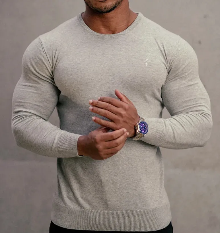 New Brand Men long sleeve tops autumn winter Knitted embroidery men wool sweater Superior quality Man Fashion Casual Tops
