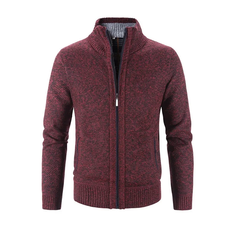 New Spring Autumn Knitted Sweater Men Fashion Slim Fit Cardigan Men Causal Sweaters Coats Solid Single Breasted Cardigan men